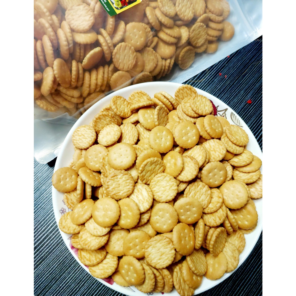 Bánh Quy Bơ Sữa thơm, bùi hình tròn 500g