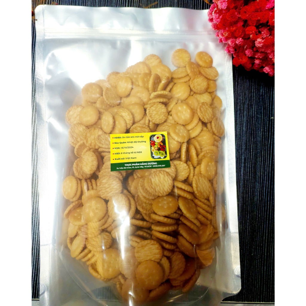 Bánh Quy Bơ Sữa thơm, bùi hình tròn 500g