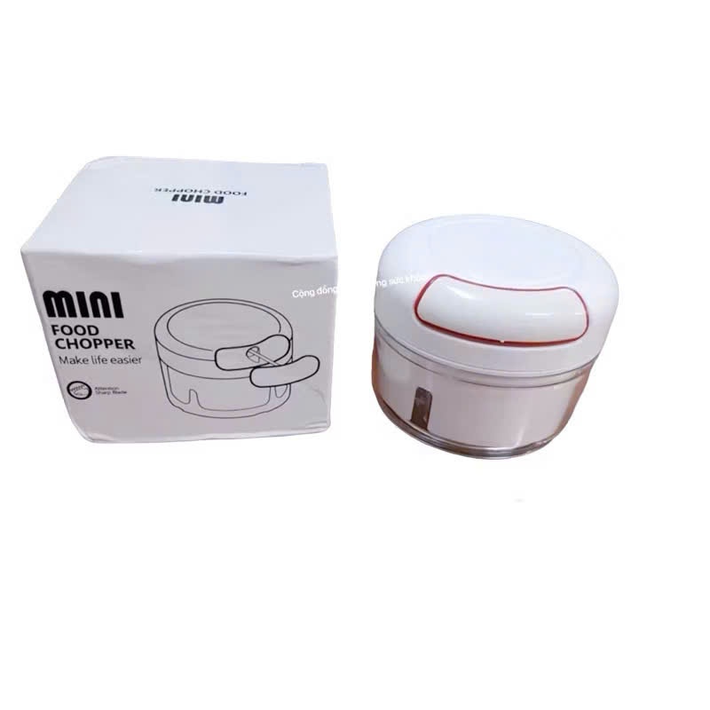 MÁY XAY KÉO TAY MINI ❤️ DỤNG CỤ XAY TỎI ỚT ĐA NĂNG , Máy Xay Tỏi Ớt cầm tay Mini, Cối Xay Tỏi, Ớt Dây Rút