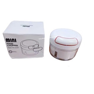 MÁY XAY KÉO TAY MINI ❤️ DỤNG CỤ XAY TỎI ỚT ĐA NĂNG , Máy Xay Tỏi Ớt cầm tay Mini, Cối Xay Tỏi, Ớt Dây Rút