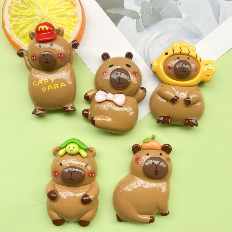 [SIZE TO]Sticker sẵn nút gắn dép, charm Capypara DÉP SỤC, dép Cá SẤU