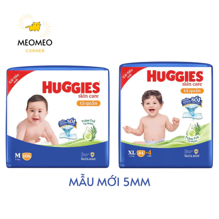 Tã quần Huggies Skin Care Tràm Trà Tự Nhiên bỉm QUẦN