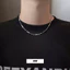 Dây chuyền, vòng cổ THÉP TITAN KHÔNG GỈ, trang sức vòng cổ trơn mỏng unisex cho nam và nữ BEAR18