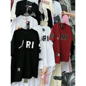 Áo thun chất cotton khô 3158 form rộng tay lỡ - Pa ri