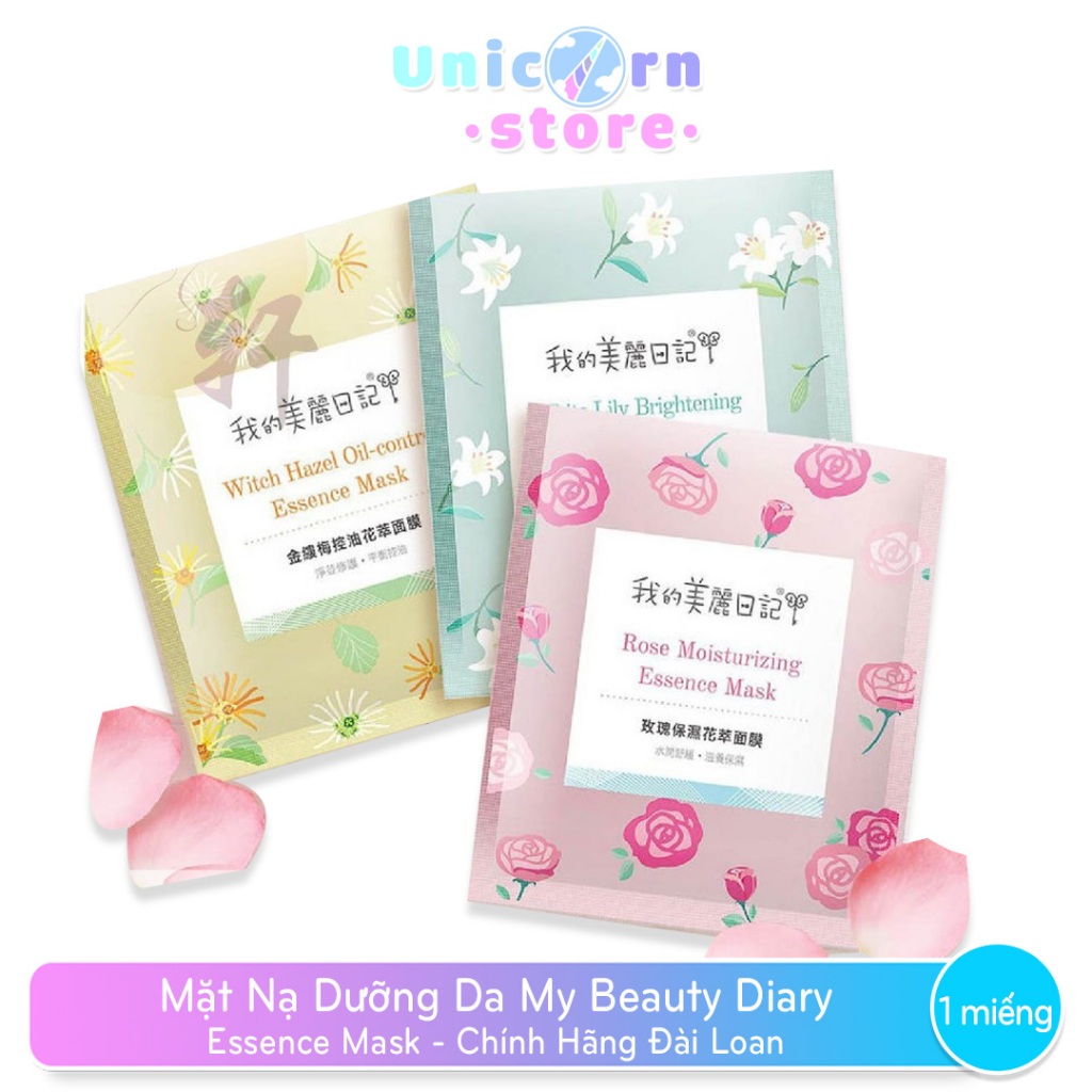 Mặt Nạ Dưỡng Da My Beauty Diary Essence Mask - Chính Hãng Đài Loan 23ml/ miếng