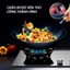 CHẢO SÂU LÒNG SIZE 32 - Chảo Xào chống dính Chiên Xào - Chảo thép tôi sẵn kháng rỉ Chảo Chống Dính Cán Gỗ Sồi CAO CẤP