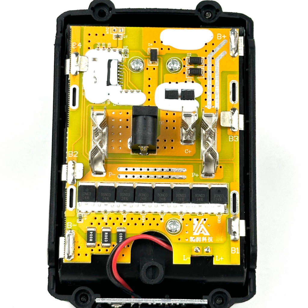 Pin 20 cell Makita, pin đóng 20 cell Mạch 8 mosfet dòng xả cao chân pin phổ thông 4cm Có đèn led báo pin