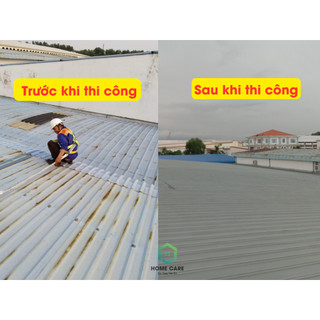 3KG Sơn Chống Han Gỉ, Gỉ Sét ECP Lazenta - Dùng cho bề mặt Sắt Thép, Mái Tôn, Lan Can, Cổng, Gầm Xe Thép - TẶNG CHỔI