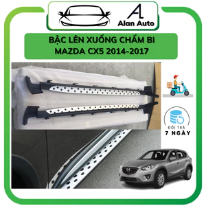 Bậc Lên Xuống xe Mazda Cx5 2014-2017, Bậc bước chân Cx5 mẫu chấm bi cao cấp