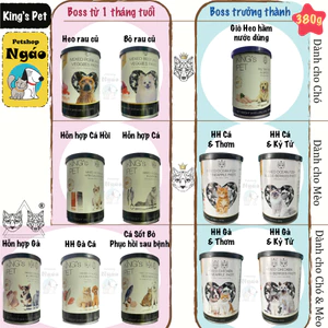 Pate Thịt Tươi King's Pet [ Lon 380g ] cho chó mèo __ Lon __