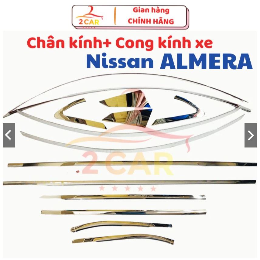 Đầy đủ phụ kiện xe Almera : Ốp tay nắm, hõm cửa, nắp bình xăng, vè mưa, lót cốp xe Nissan Almera 2021 2022 2023 2024