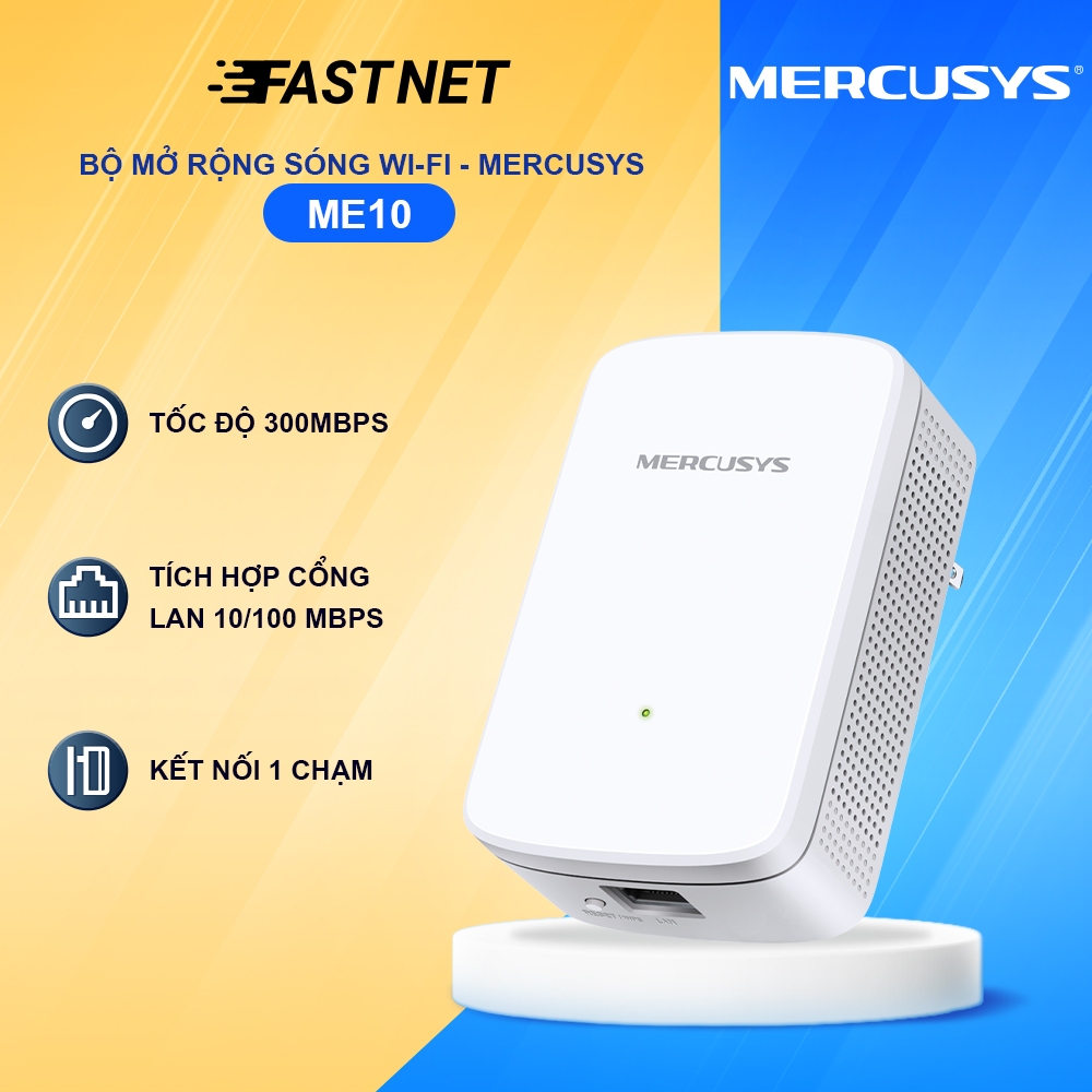 [Hỏa Tốc] Bộ Mở Rộng Sóng Wifi Mercusys ME10 Chuẩn N Tốc Độ 300Mbps ...