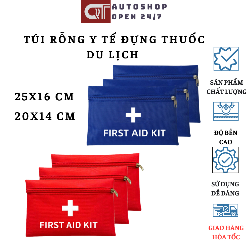 Túi Y Tế Mini First Aid Kit Dựng Cụ Cá Nhân Sơ Cứu Khi Đi Du Lịch QT ...
