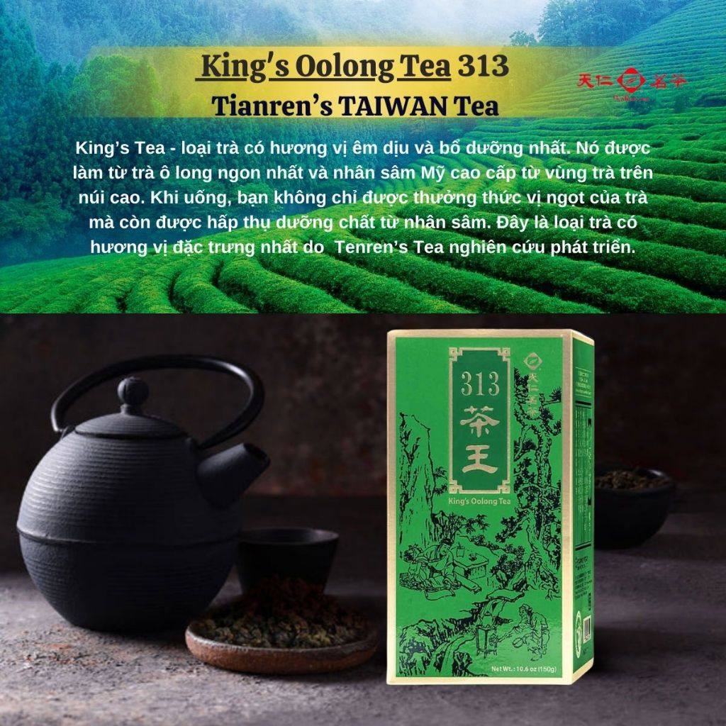 [HÀNG ĐẶT TRƯỚC]Tenren's Tea King Trà olong, Trà xanh  103,903,313 Đài Loan
