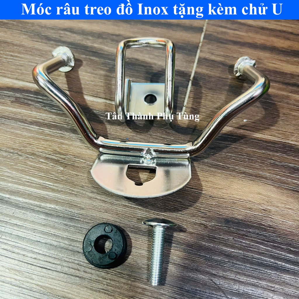 Móc Râu treo đồ Inox 304 gắn xe Vario, Vision tặng móc chử U | Shopee ...