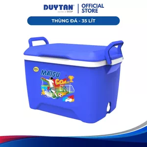 Thùng đá 35 DUY TÂN nhựa PP, công nghệ PU foam, giữ lạnh đến 24 giờ, an toàn vệ sinh thực phẩm
