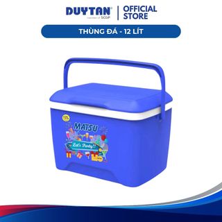 Thùng đá 12 DUY TÂN nhựa PP, công nghệ PU foam, giữ lạnh đến 24 giờ, an toàn vệ sinh thực phẩm