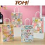 Túi Giấy Quà Tặng Có Quai Xách In Hình Động Vật Dễ Thương TOMI 246