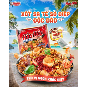 Mì Hảo Hảo tôm chua cay - Sa tế hành tím - Mì xào tôm xào chua ngọt - Mì xào hải sản sa tế sò điệp