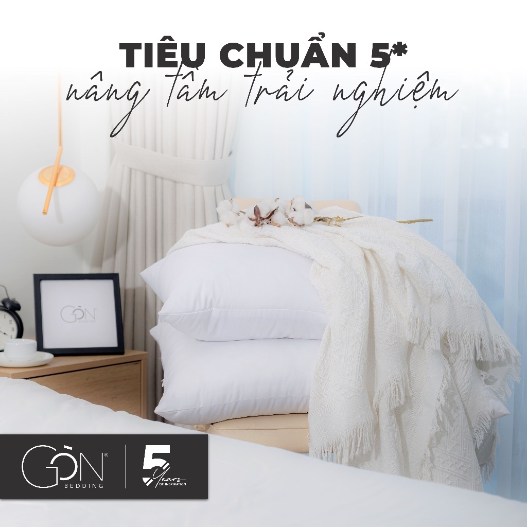Ảnh Combo Ruột Gối Nằm Gòn Lông Vũ/ Gòn Bi Gòn Bedding Size 50x70 cm - Gối Khách Sạn 5 Sao Cao Cấp 3
