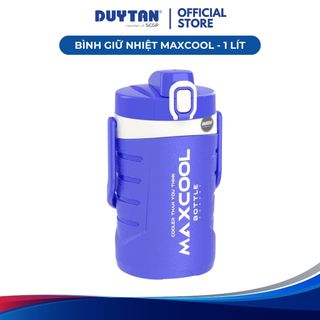 Bình giữ nhiệt MaxCool 1lít DUY TÂN nhựa PP, giữ lạnh đến 12 giờ, bình mini nắp có ron chống rỉ nước