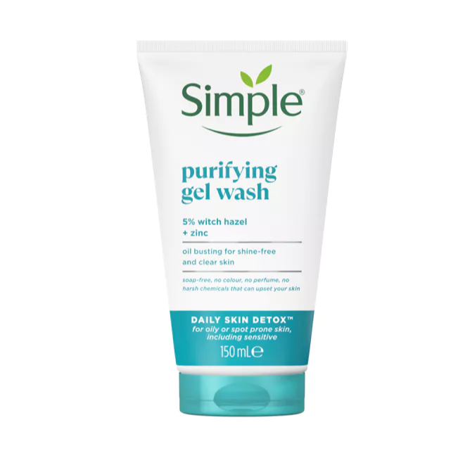Ảnh Combo 2 Sữa Rửa Mặt Simple giúp kiềm dầu và ngừa mụn cho da dầu mụn 150ML - Xanh Dương 2