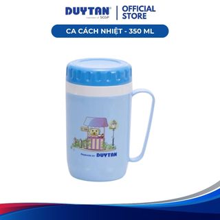 [Giao Màu Ngẫu Nhiên] Ca cách nhiệt 350ml DUY TÂN nhựa PP, nắp vặn kín, không rỉ nước