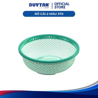 Rổ Cải 2 Màu 3T0 DUY TÂN nhựa PP, hình tròn, rổ rửa rau, đựng hoa quả