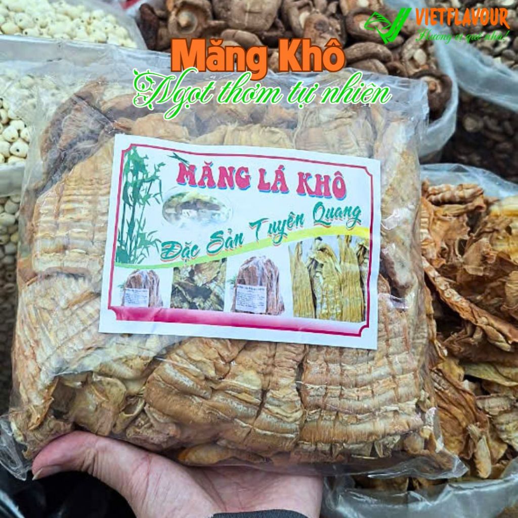 Măng rừng khô đặc sản Tuyên Quang - Ngọt thơm tự nhiên 📦 Hút chân không | Nông sản Người Hai Quê