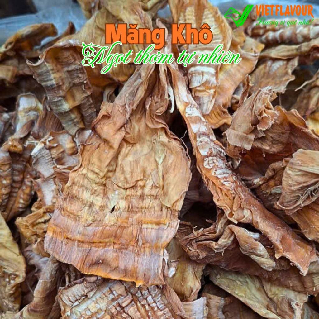 Măng rừng khô đặc sản Tuyên Quang - Ngọt thơm tự nhiên 📦 Hút chân không | Nông sản Người Hai Quê