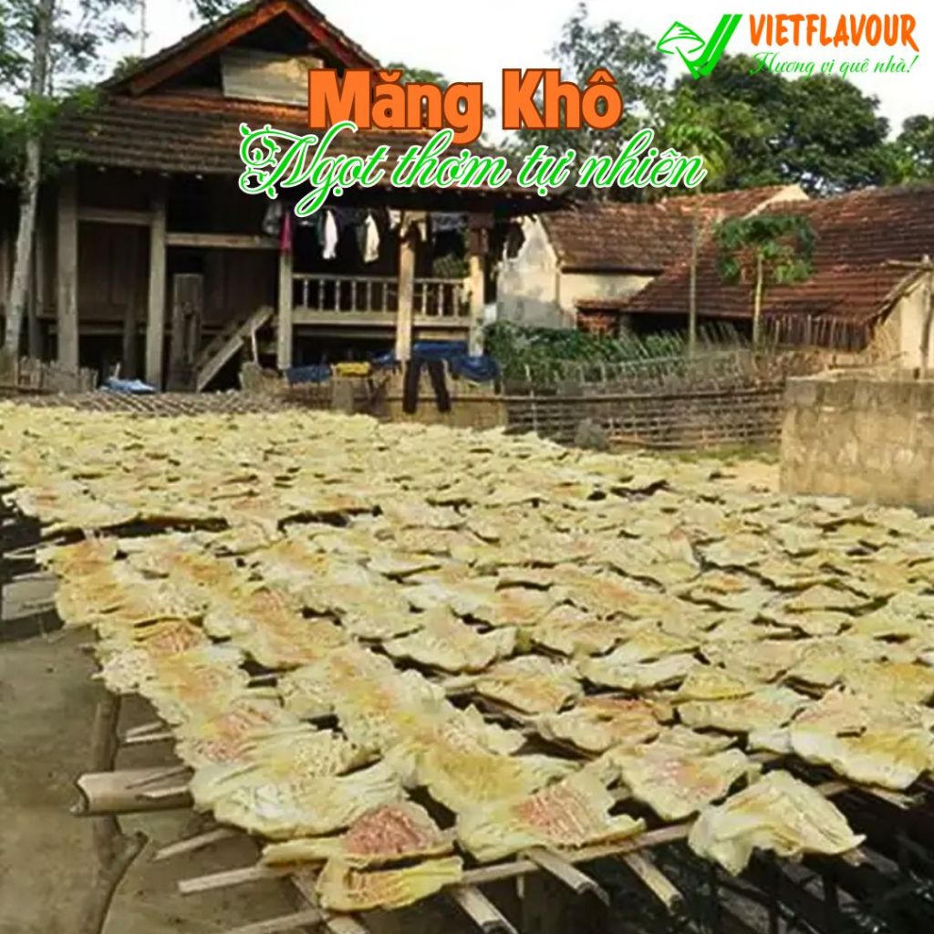 Măng rừng khô đặc sản Tuyên Quang - Ngọt thơm tự nhiên 📦 Hút chân không | Nông sản Người Hai Quê