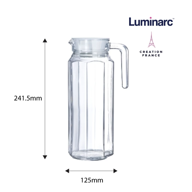 Bình Nước Thủy Tinh Luminarc Octime 1.1L – LUBIG2664 Cao Cấp