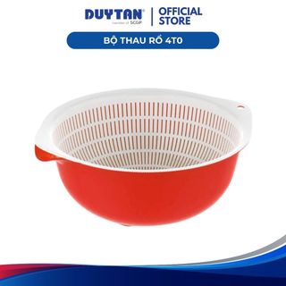 Bộ thau rổ 4T0 DUY TÂN nhựa PP, an toàn sức khỏe