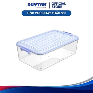 Hộp Chữ Nhật Thấp 991 DUY TÂN nhựa PP nguyên sinh, cao cấp, đựng thực phẩm
