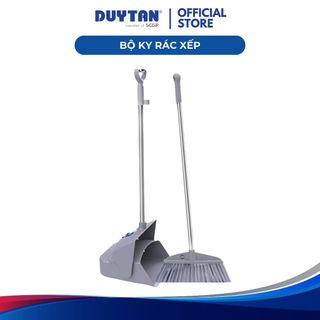 Bộ ky rác xếp DUY TÂN nhựa PP, 1 bộ gồm 1 chổi quét nhựa và 1 ky rác có thể xếp gọn