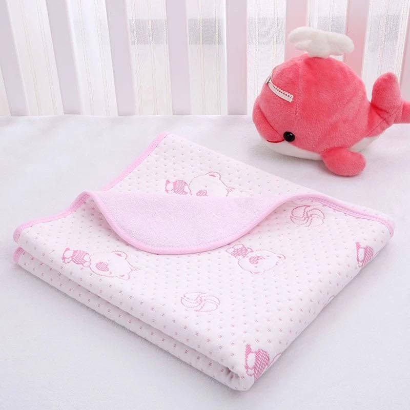 Lót chống thấm 4 lớp CAO CẤP thay bỉm cho bé sơ sinh siêu mềm siêu thấm kích thước 70x50cm