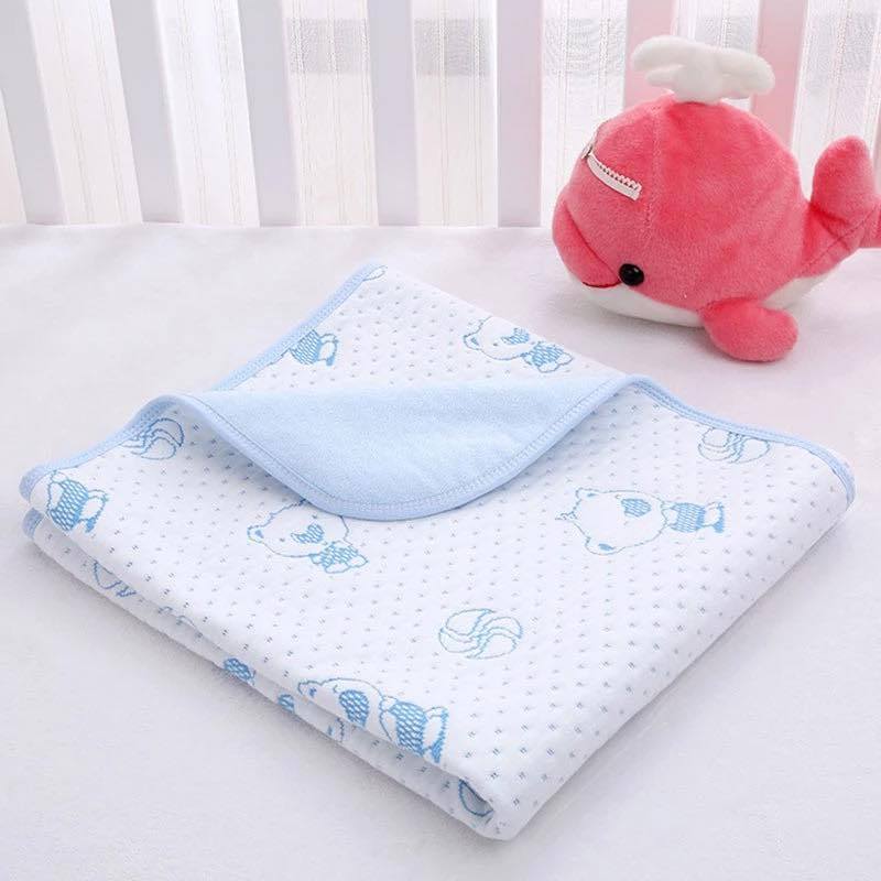 Lót chống thấm 4 lớp CAO CẤP thay bỉm cho bé sơ sinh siêu mềm siêu thấm kích thước 70x50cm