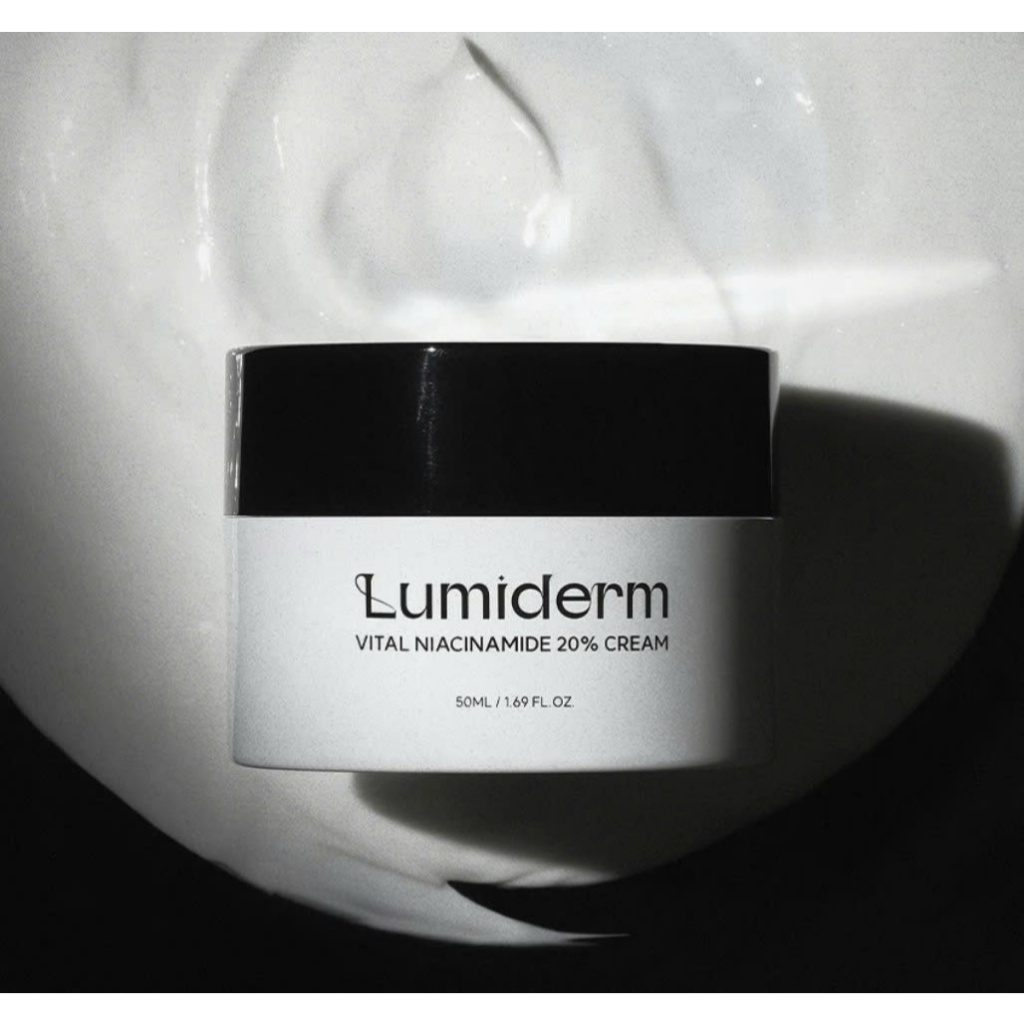 Q96_ Kem dưỡng trắng da Niacinamide Lumiderm hũ 50ml (VỎ TRẮNG)