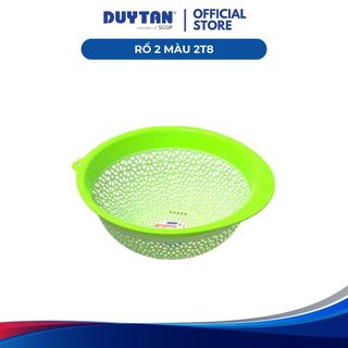 Rổ 2 Màu 2T8 DUY TÂN nhựa PP, rổ rửa rau, đựng hoa quả