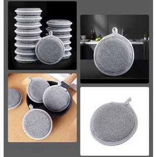 Miếng Bọt Biển Cọ Rửa Xoong Nồi Chống Xước Bề Mặt, Khăn Lưới Rửa Chén Dĩa Đa Nằng,  SET 3 MIẾNG CỌ RỬA XOONG