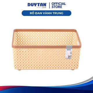 Rổ Đan Vành Trung DUY TÂN nhựa PP, đựng đồ đa năng, tiện dụng