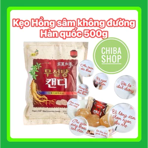 Kẹo sâm Hàn Quốc KHÔNG đường (gói 500gr)-tăng cường sức khoẻ