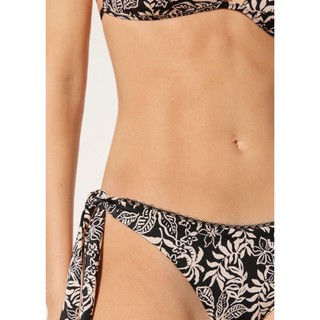Quần bikini cạp cao, dây buộc dấu bụng kín đáo vải 2 lớp, co dãn 4 chiều hàng VNXK