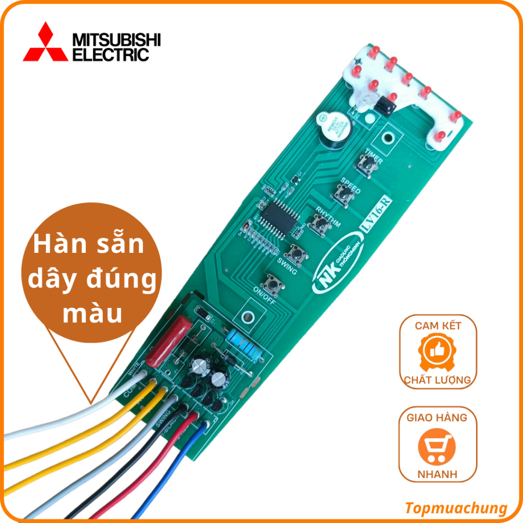 Mạch quạt cây Mitsubishi LV16 (Hàn sẵn dây dài 15Cm) | Shopee Việt Nam