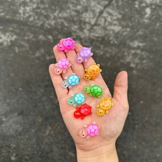 [CÓ SẴN - HỎA TỐC HCM] TÚI MÙ RÙA MINI 2CM NHIỀU MÀU DẠ QUANG PHÁT SÁNG QUÀ TẶNG TRANG TRÍ CHARM ĐẸP