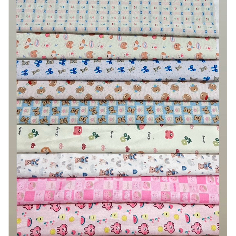 Vải Chi Tiết Nhỏ Dễ Thương Để May Đồ Búp Bê ,Ob11, BJD 30*50cm