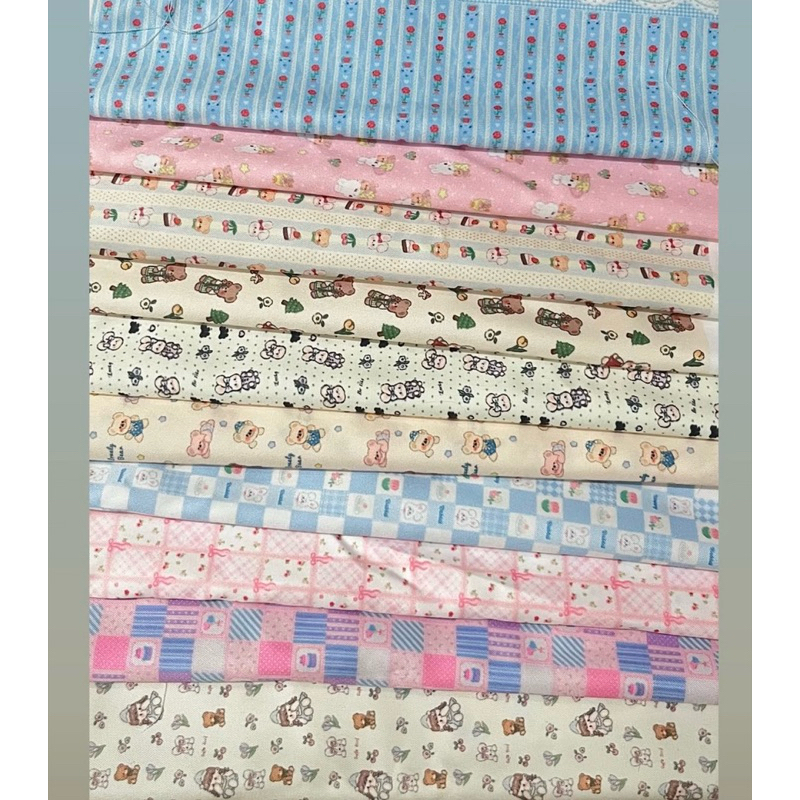 Vải Chi Tiết Nhỏ Dễ Thương Để May Đồ Búp Bê ,Ob11, BJD 30*50cm