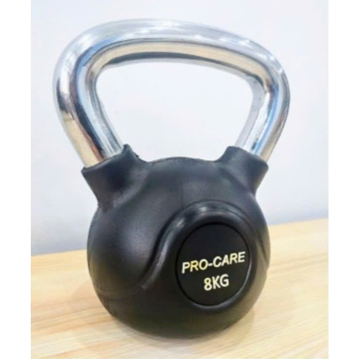 Tạ Bình Kettlebells Cao Su Lõi Sắt Pro-Care Đài Loan - Trọng Lượng Tạ từ 4KG đến 16KG (1 Cái)