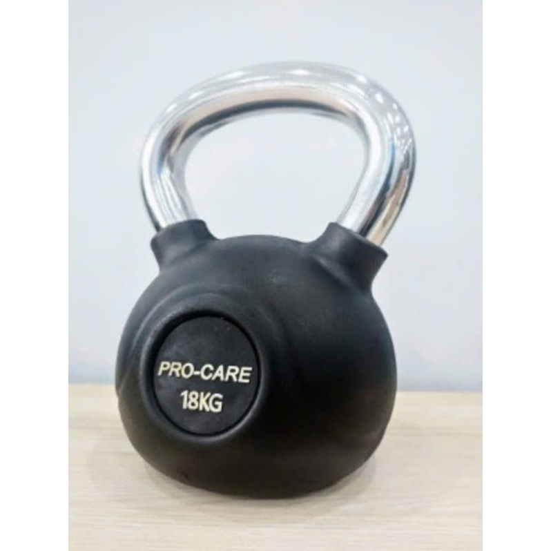 Tạ Bình Kettlebells Cao Su Lõi Sắt Pro-Care Đài Loan - Trọng Lượng Tạ từ 4KG đến 16KG (1 Cái)