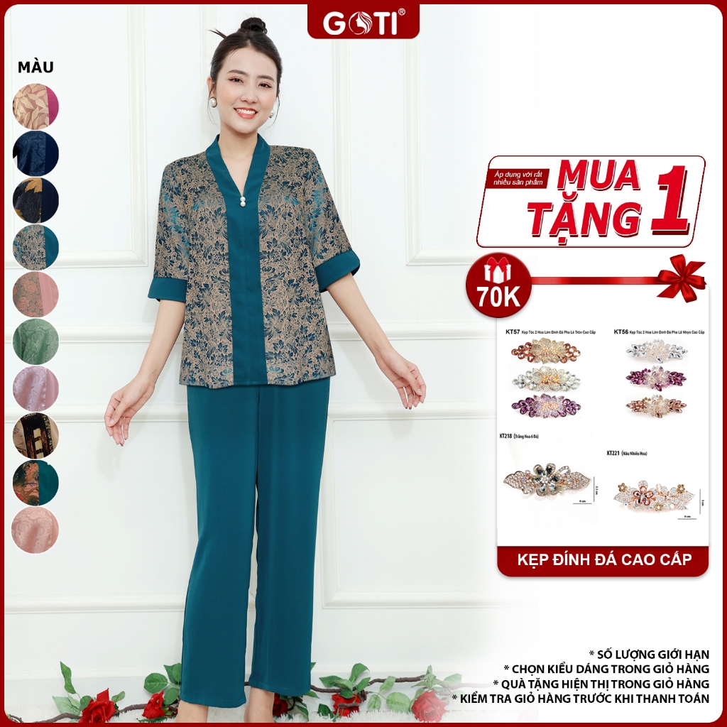 Đánh Giá Đồ Bộ Trung Niên GOTI Lụa Cao Cấp Siêu Mát Bigsize - Quà Tặng Mẹ